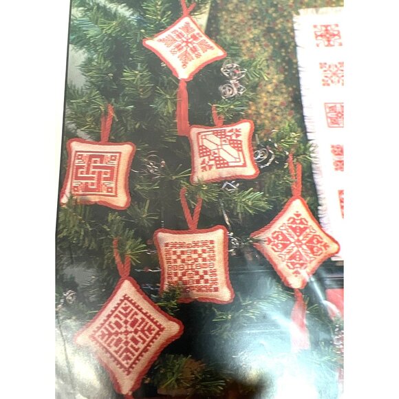 Rosewood Manor "Red Threads" Cross Stitch Pattern - Picture 3 of 4